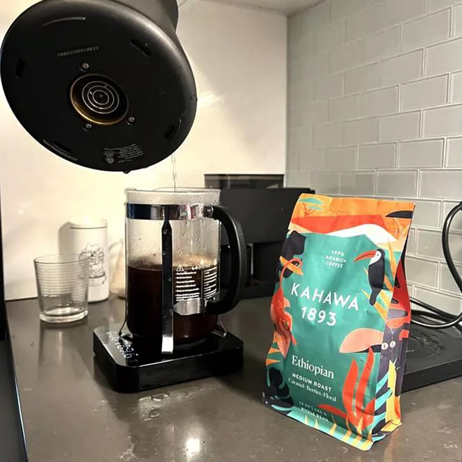 Whole Bean Coffee Medium Light Roast Ethiopian Blend 24 Oz – as Seen on Shark Ta