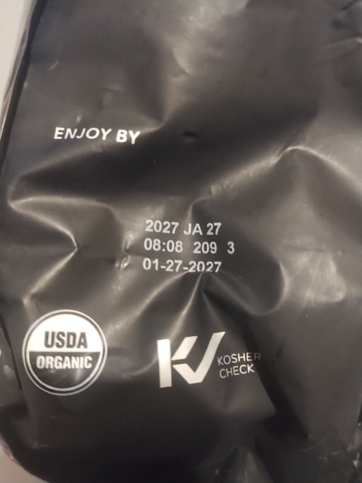 Kicking Horse Coffee Dark Roast Whole Bean 2.2 lb Organic Fairtrade Exp 01/2027