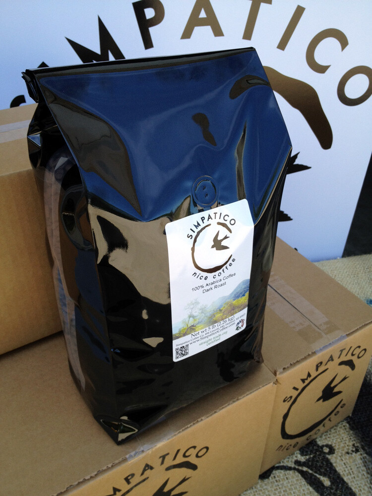 Simpatico Low Acid Coffee – Organic Medium Roast – Free Shipping