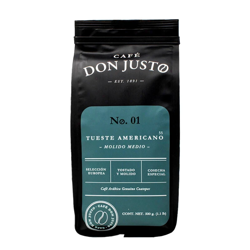 1/2 Kg Don Justo tueste Americano Veracruz Mexico Coffee