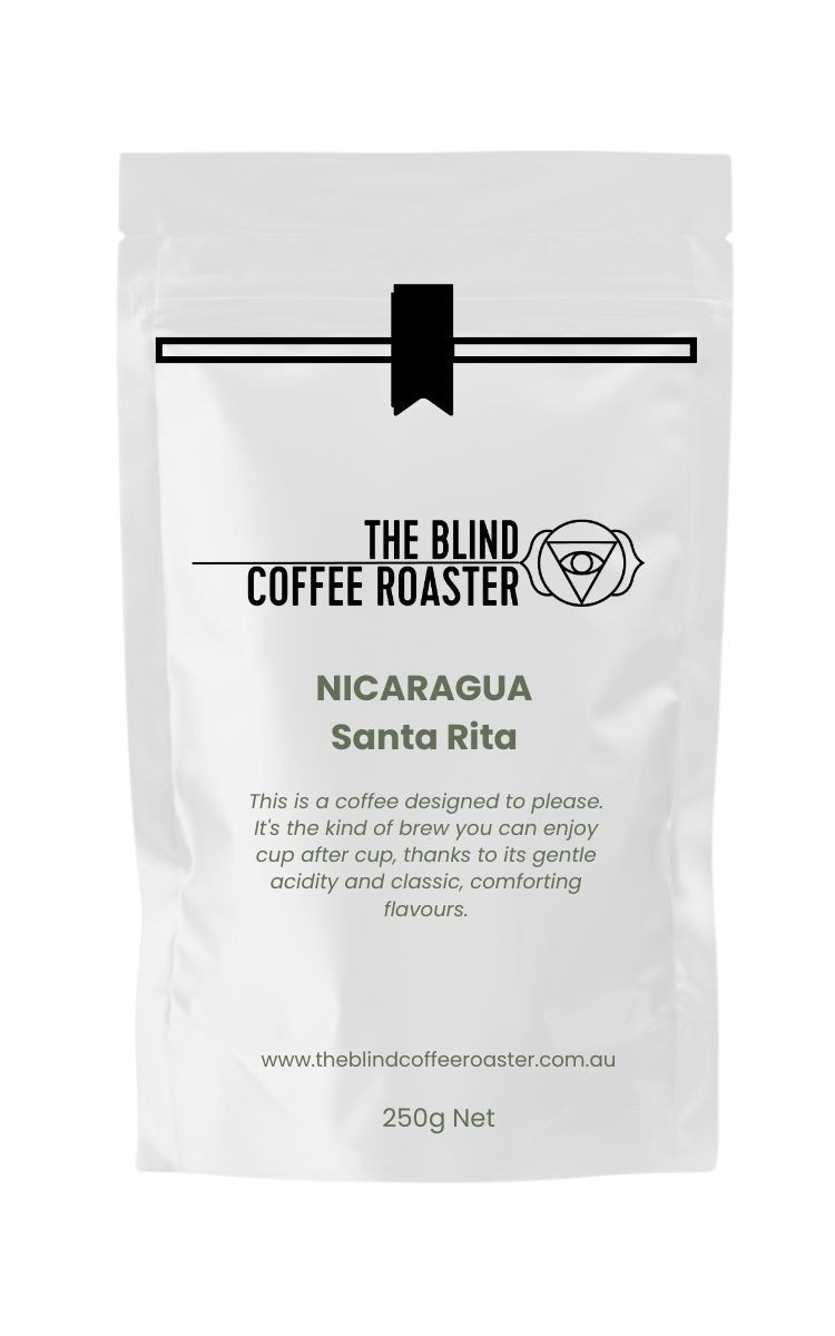 The Blind Coffee Roaster NICARAGUA Santa Rita Fresh Roasted Coffee Beans 250g