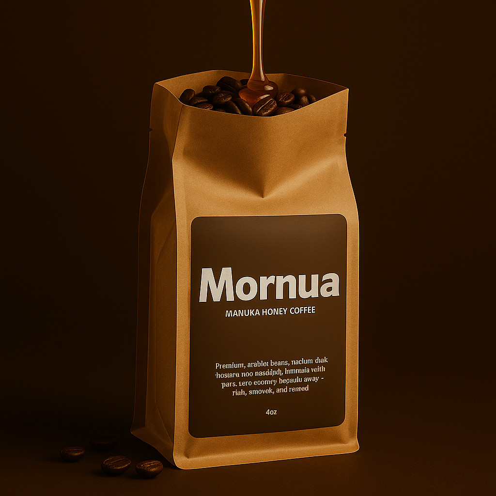 Manuka Honey Coffee 4oz – Premium Arabica Beans, Natural Energy, Smooth Taste