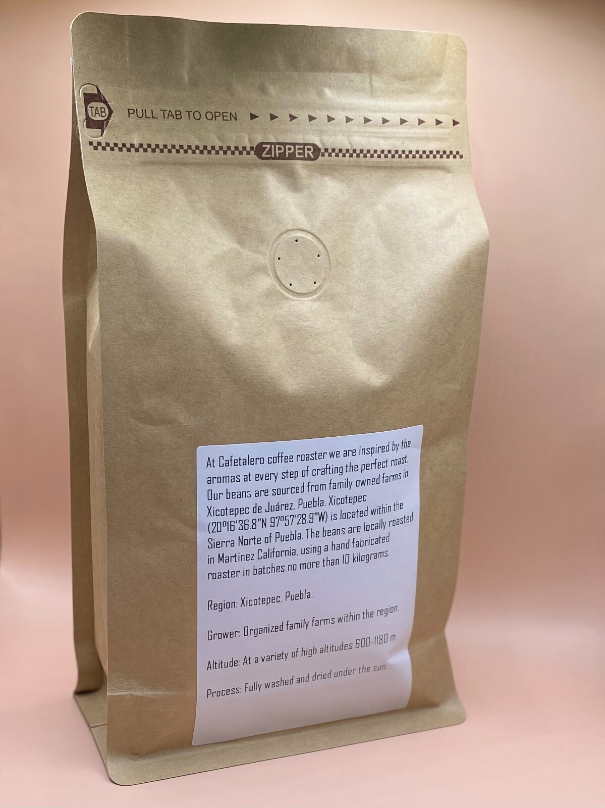 Cafetalero Coffee Roaster  Micro Batch Roasted Single Origin Coffee, Xicotepect