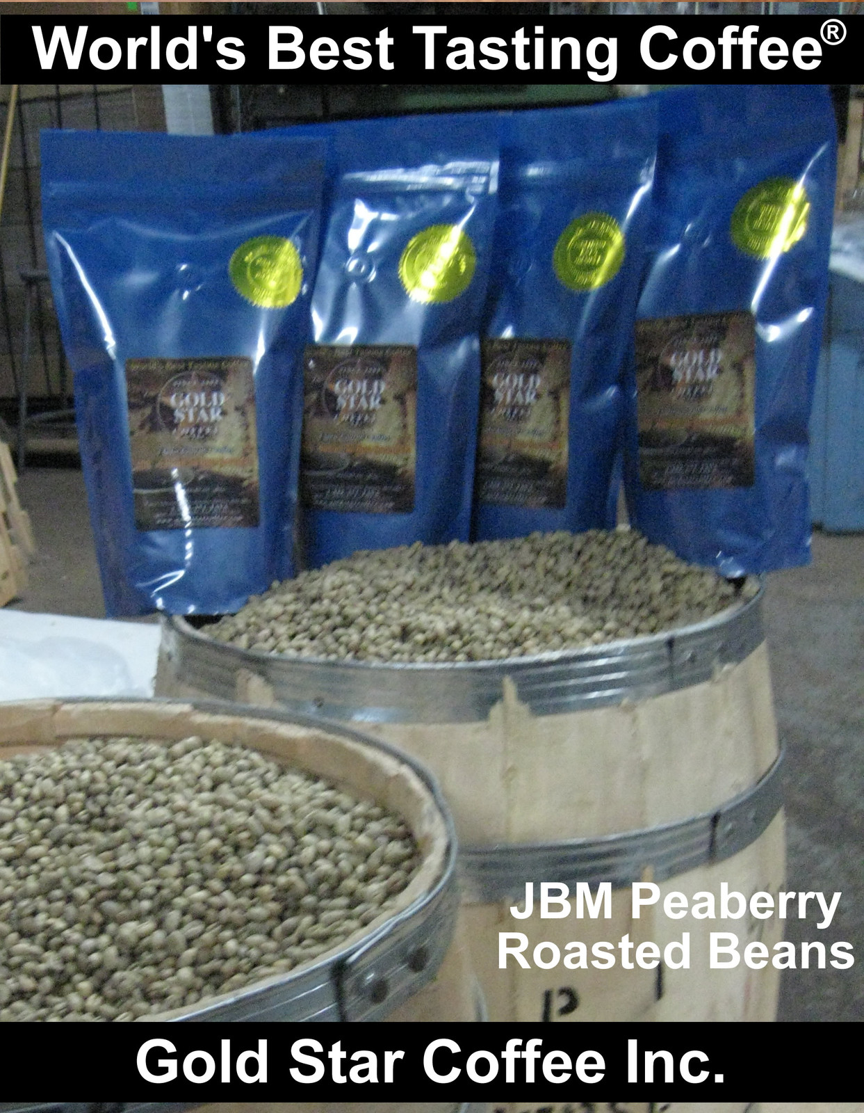 4 lbs – 100% Jamaica Blue Mountain Peaberry Coffee Green Beans – Home Roasting