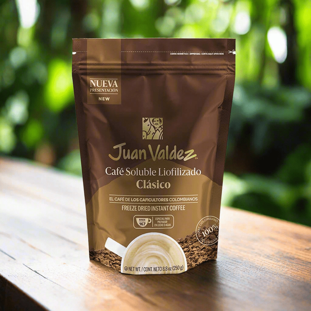 Juan Valdez Instant Freeze Dried Regular Coffee Doypack 8.8 oz – 250 g