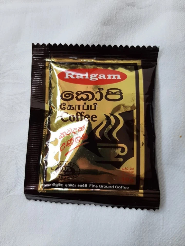 Black Coffee powder Raigam Ceylon Natural Pure High Quality Drink Brand New 10g