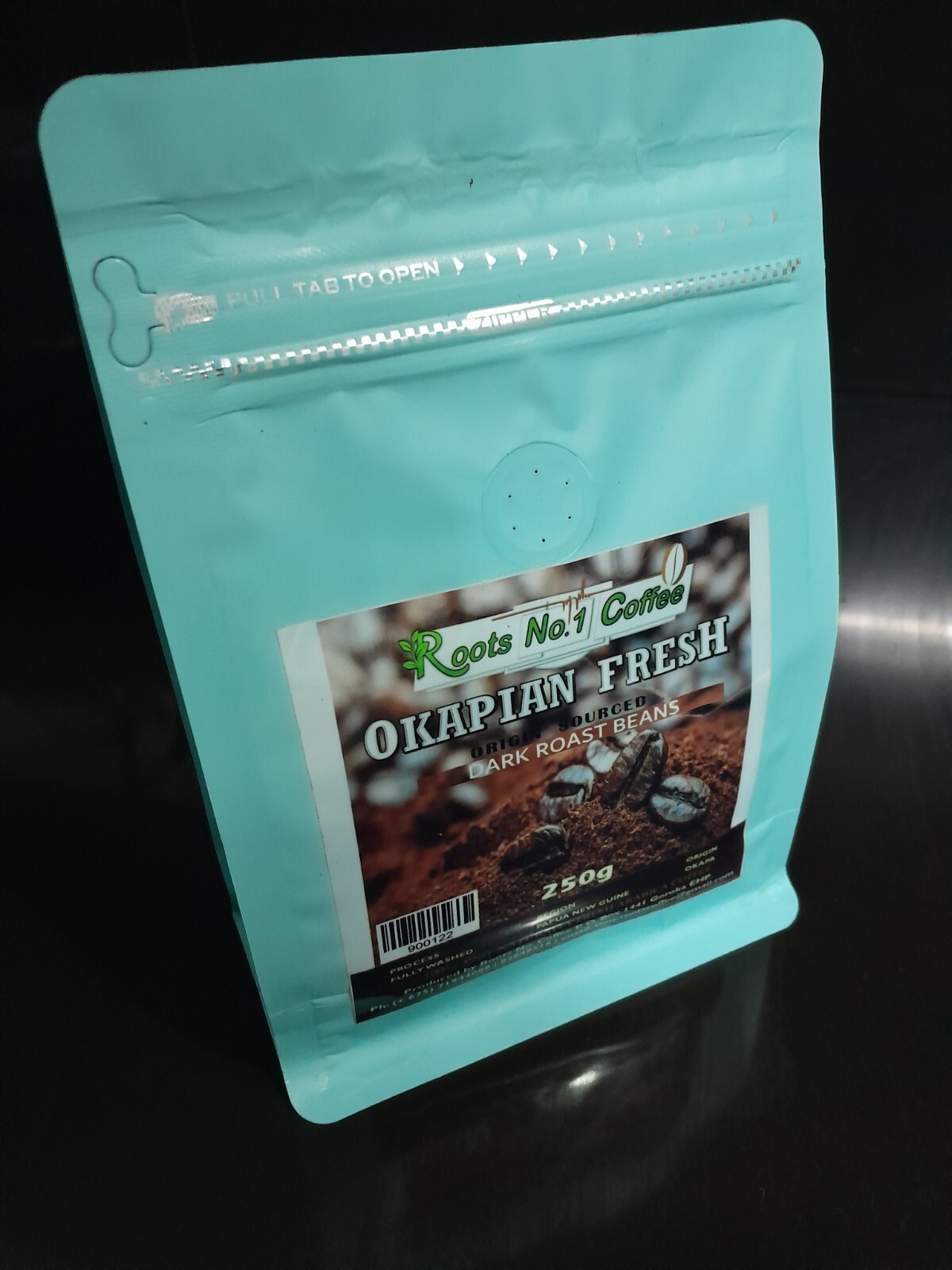 Papua New Guinea Single Origin Dark Roast Beans 250g/9oz