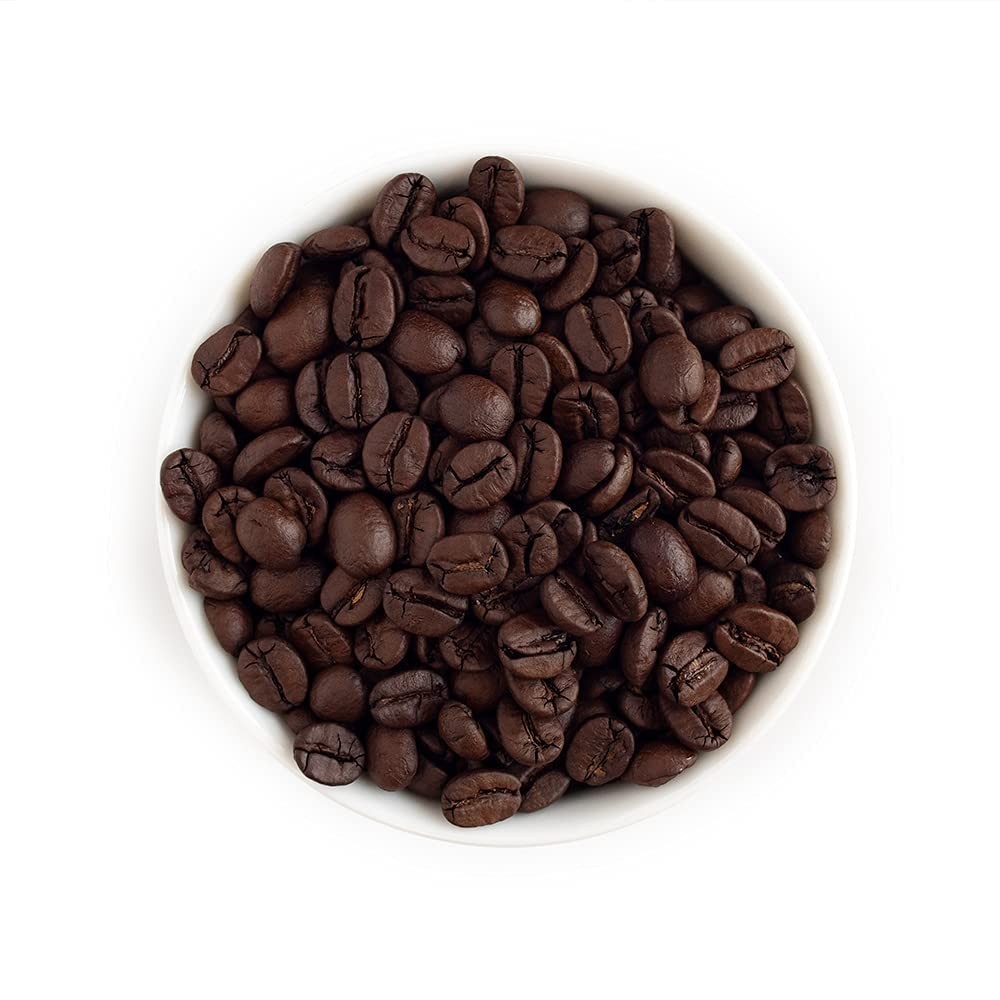 Whole Bean Coffee: 5lb Dark Brazil Med-Dark Roast, Kosher, Cerrado Arabica