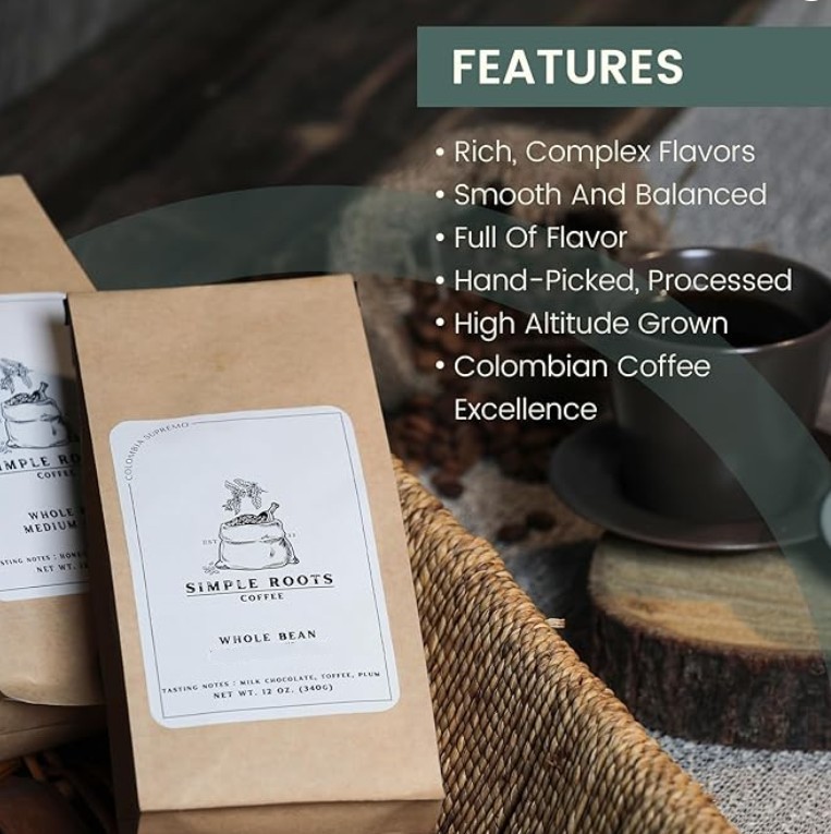 5 LB COLOMBIA COLOMBIAN UN-ROASTED FRESH GREEN COFFEE BEANS – ARABICA