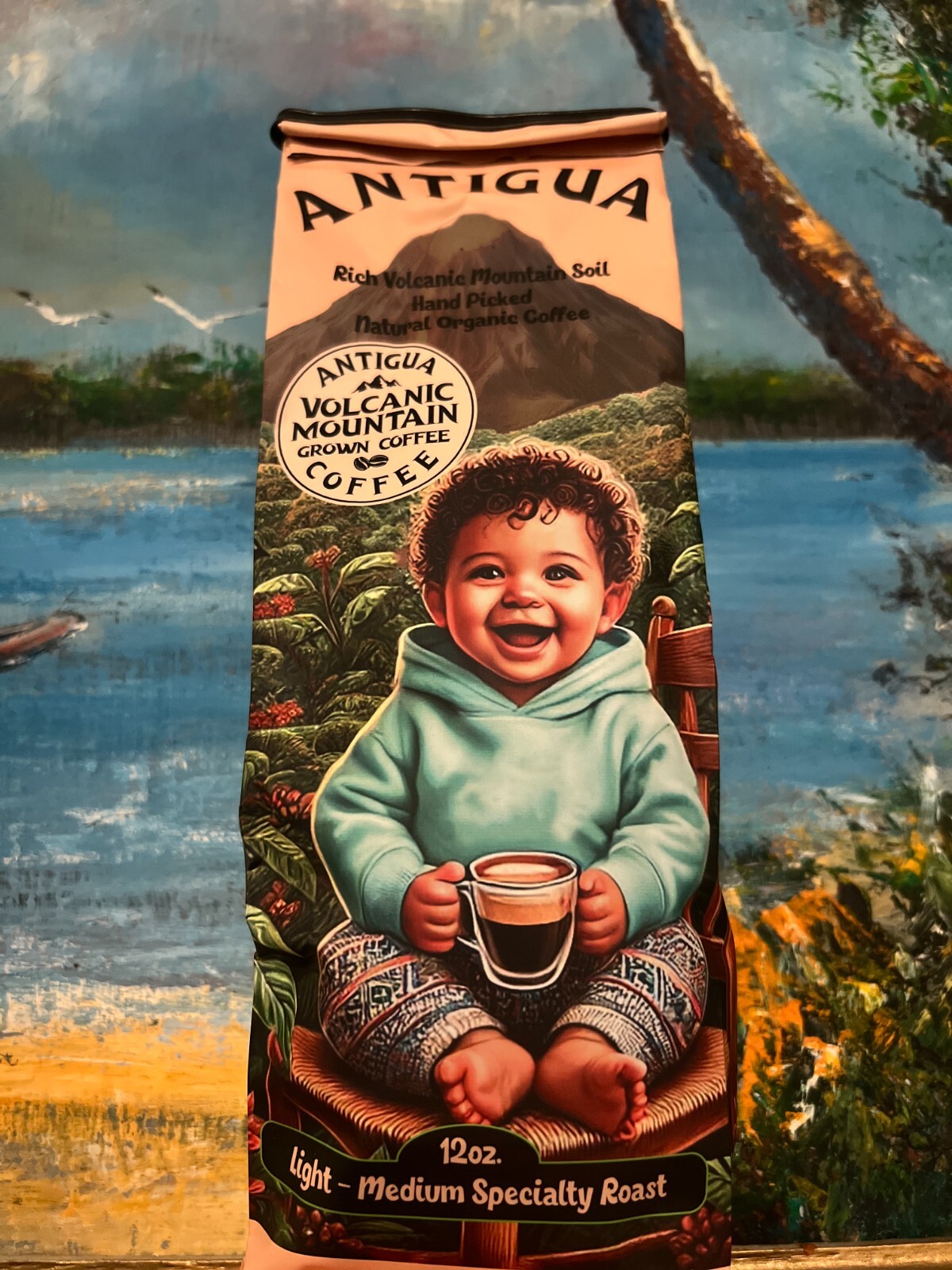 ANTIGUA ORGANIC COFFEE LLC Natural Organic Low Acid Coffee Whole Bean