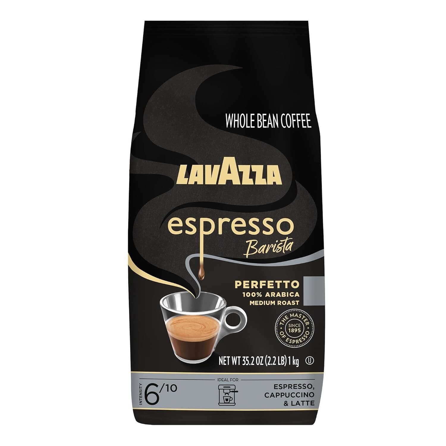 Authentic Medium Espresso Roast – Espresso Barista Perfetto 100% Arabica Beans