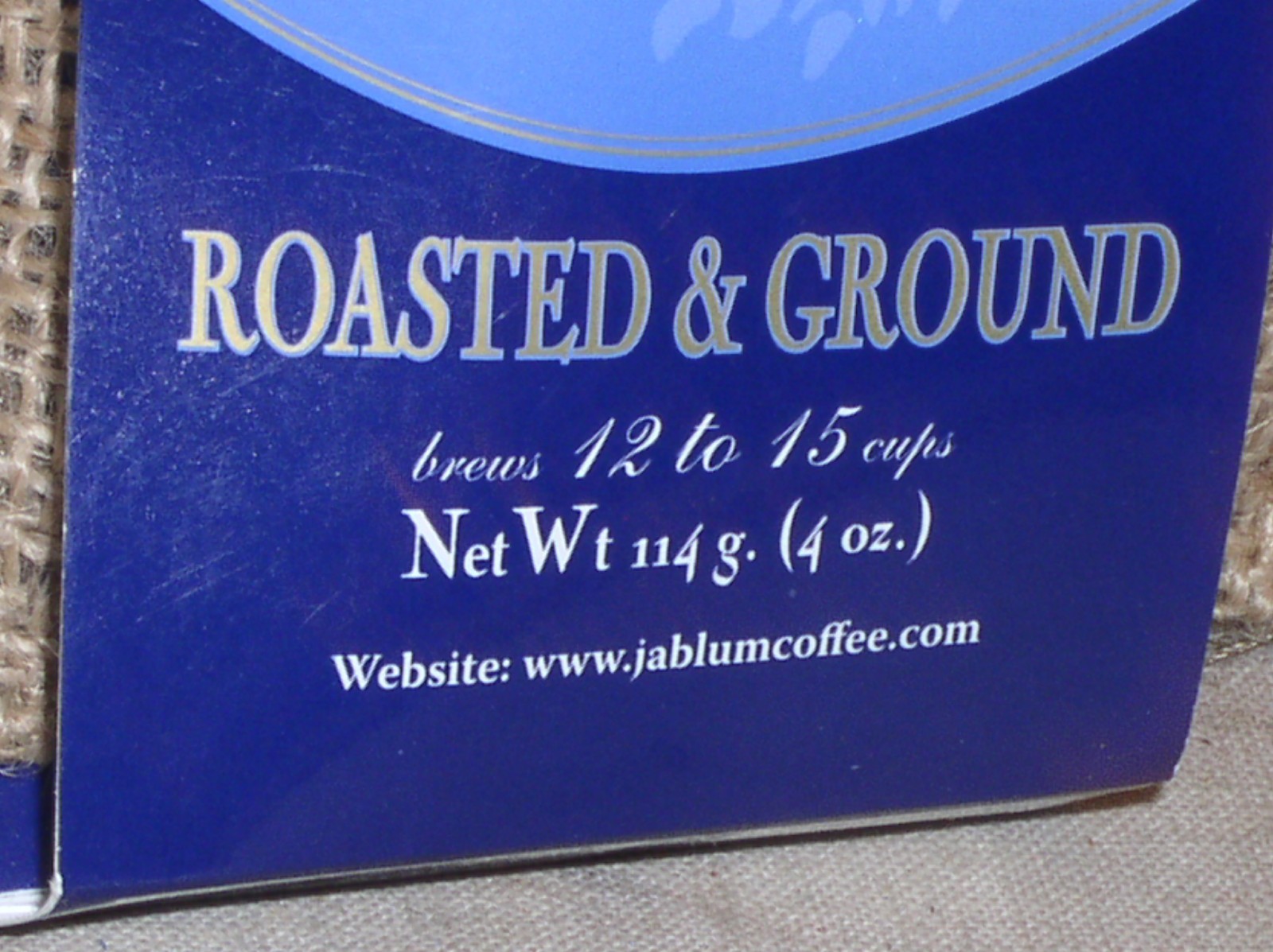SEALED 4 OZ BLUE MOUNTAIN CLASSIC JABLUM 100% JAMAICA ROASTED GROUND COFFEE