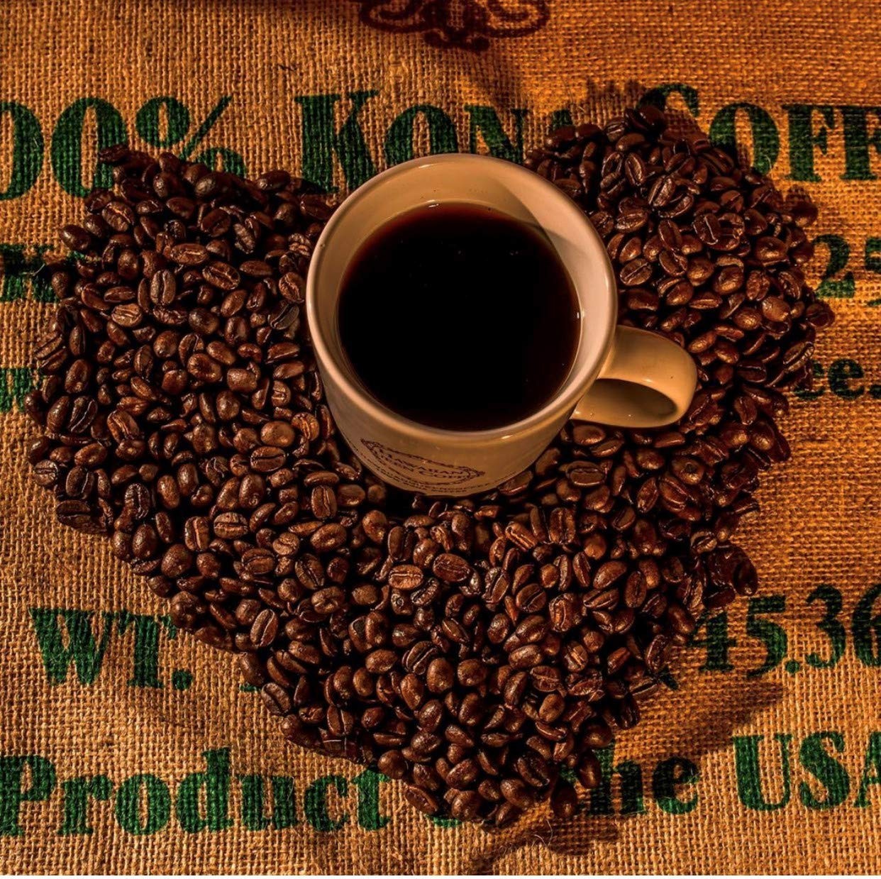 Hawaiian Queen Coffee – 100% Kona Coffee – Private Reserve Whole Beans Full City