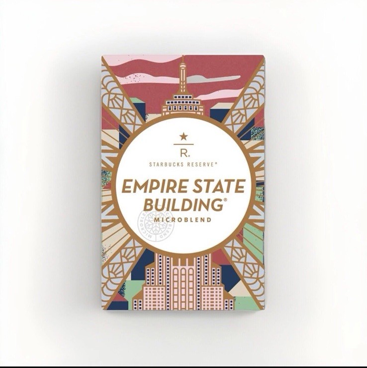 Starbucks Reserve NYC Empire State Building Microblend Coffee Beans 8.8oz/250g