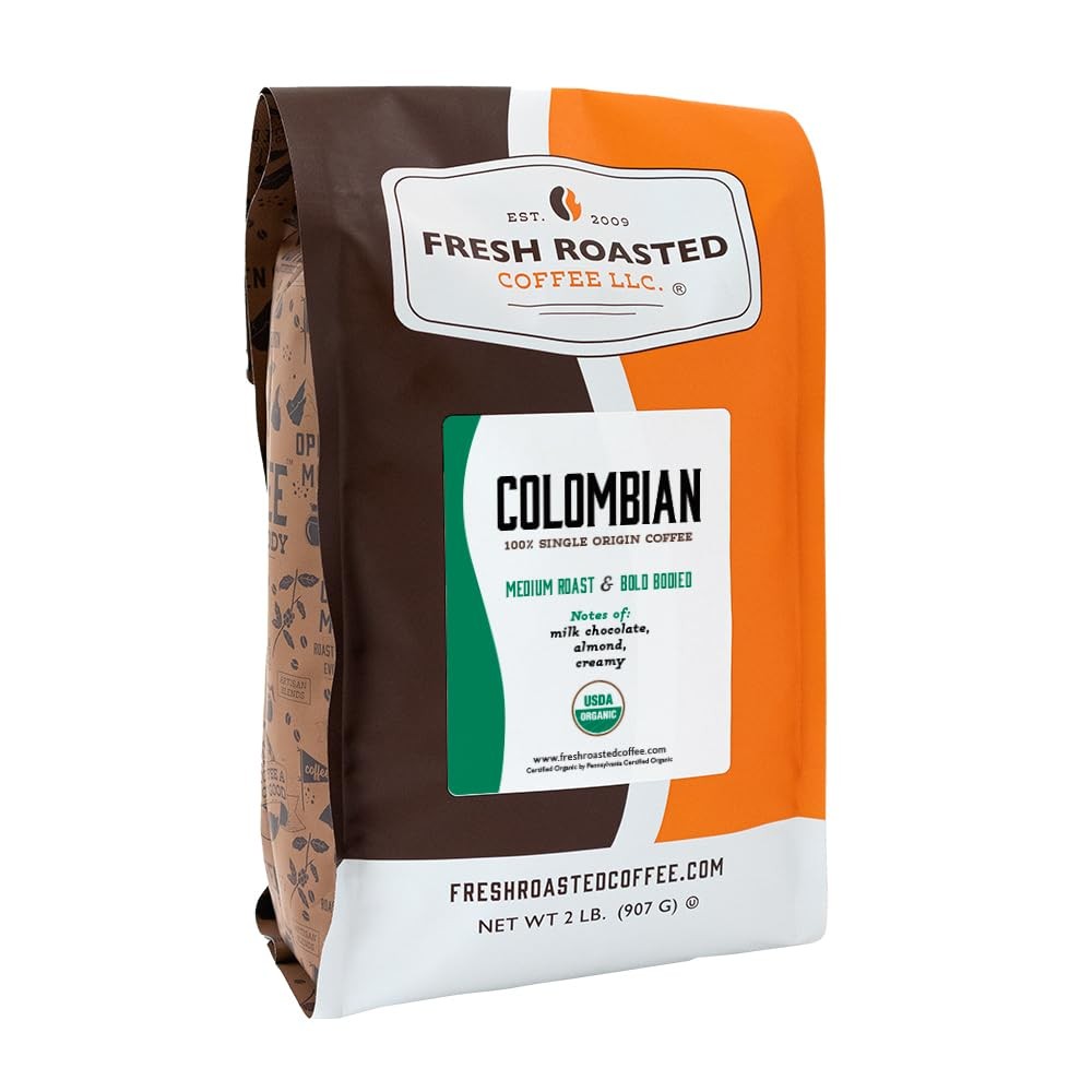 , Organic Colombian | USDA Organic, 100% Single Origin, Kosher | Medium Roast…