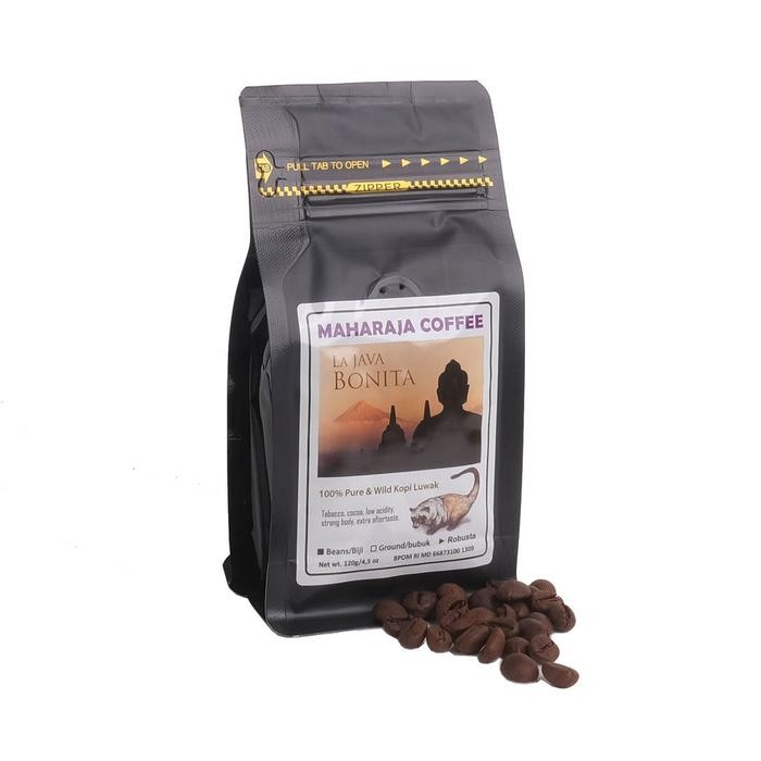 [MAHARAJA] LUWAK LA JAVA BONITA ROBUSTA 70% 120g FREE SHIPPING US FREE TAX