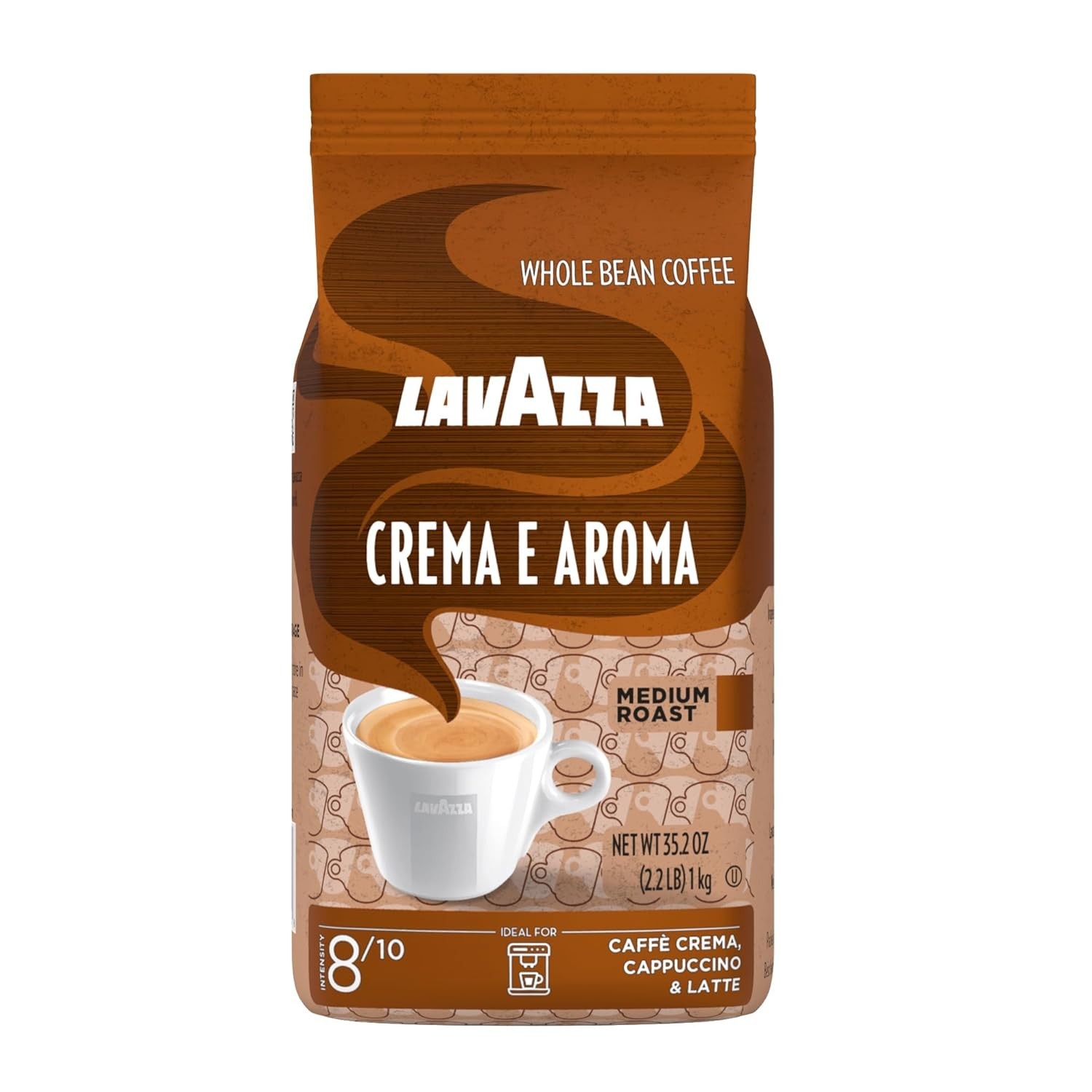 Sourced Global Crema E Aroma Coffee – 2.2 lb Whole Beans with Earthy Flavors