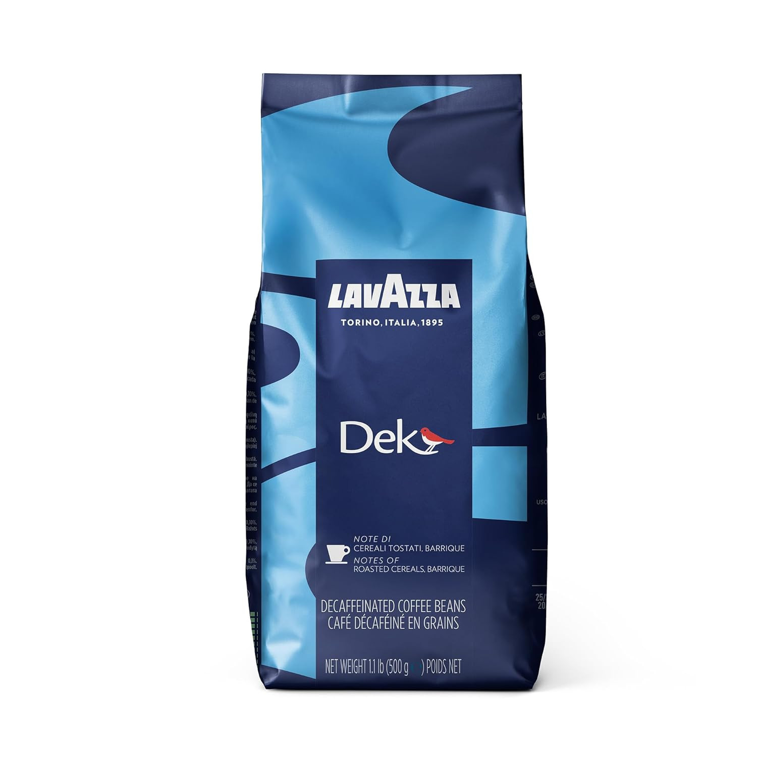 DEK Whole Bean Coffee, Arabica and Robusta Blend, 1.1 Lb Bag (Pack of 1)