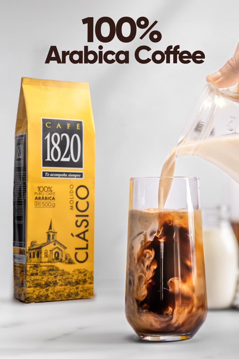 Café 1820 Ground Coffee Classic Costa Rica Gourmet Arabica 18 oz