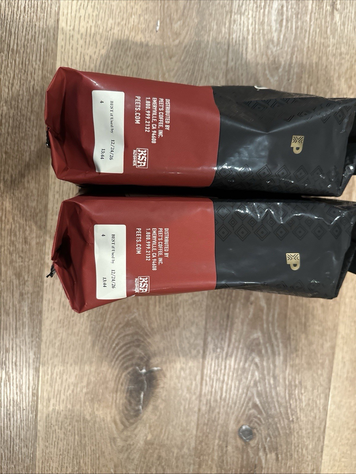 4 Pounds Peet’s Major Dickason’s Blend Dark Roast Whole Beans