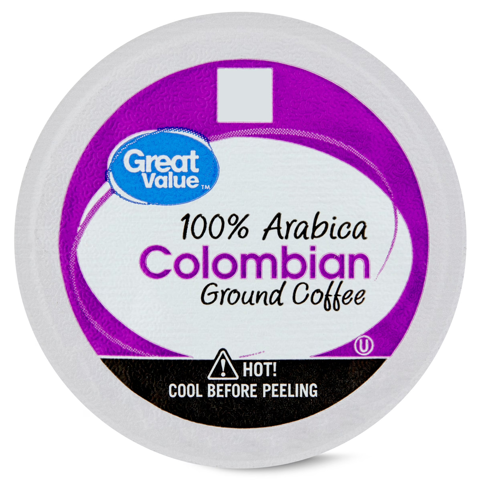100% Arabica Colombian Medium Roast Ground Coffee Pods, 48 Ct