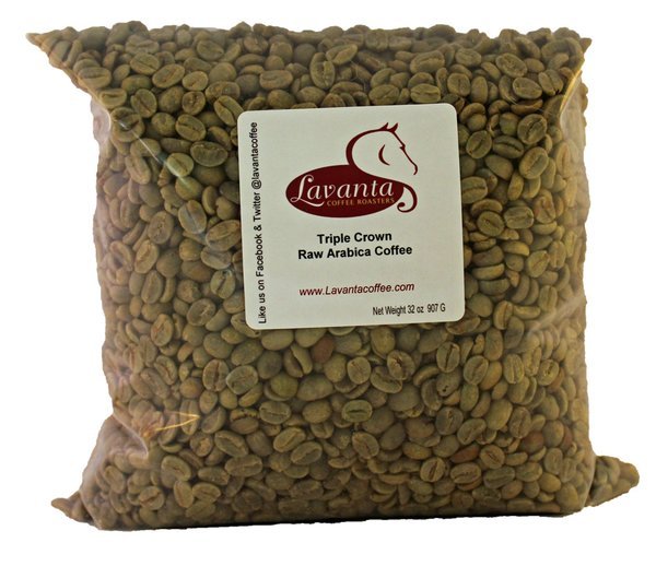 LAVANTA COFFEE GREEN TRIPLE CROWN BLEND TWO POUND PACKAGE