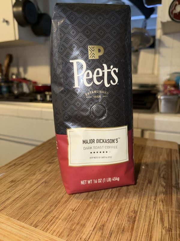 Peet’s Coffee 3x1lb Whole Bean Bundle Dickason Big Bang Mocha Java