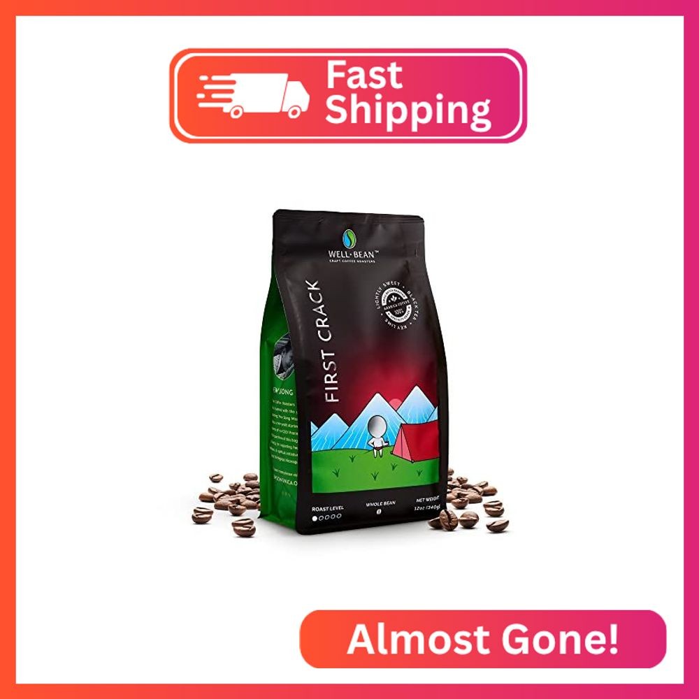 Well-Bean Coffee – First Crack Blend Whole Bean Coffee, Breakfast Blend Honduras