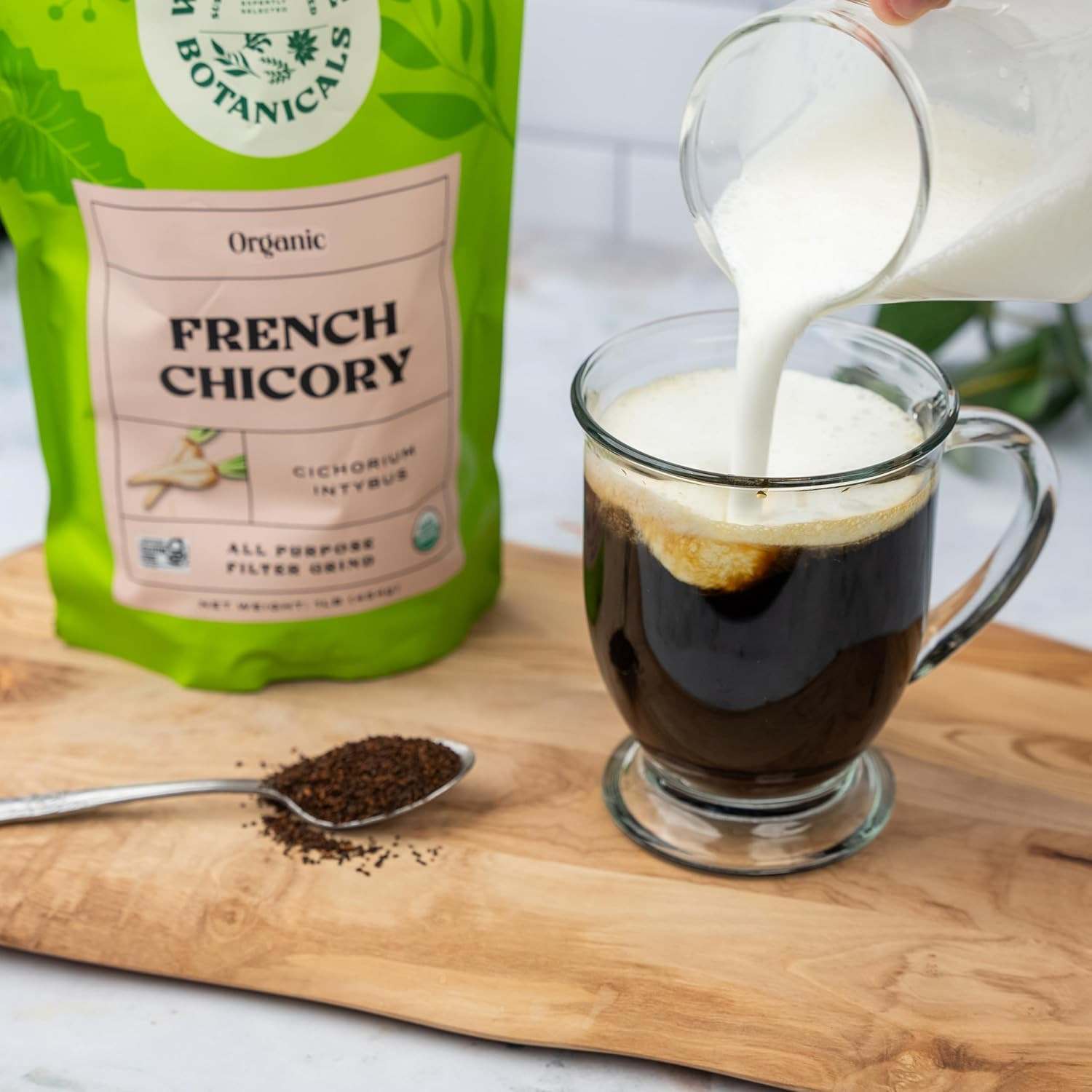 Organic French Chicory Root, 1 Pound – Brew like Coffee, Blend Roasted Chicory R