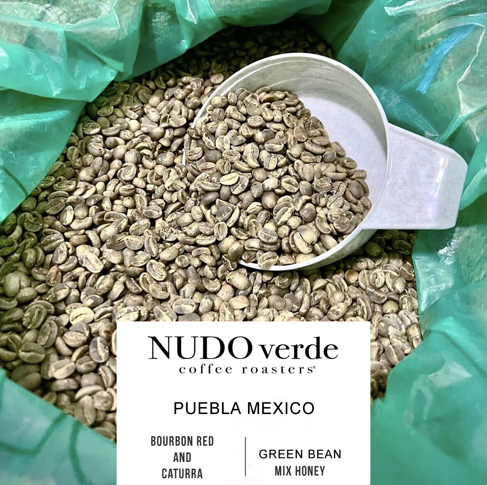 MEXICAN PUEBLA (UNROASTED GREEN CATURRA – BOURBON COFFEE BEAN) order 1 to 20 lbs