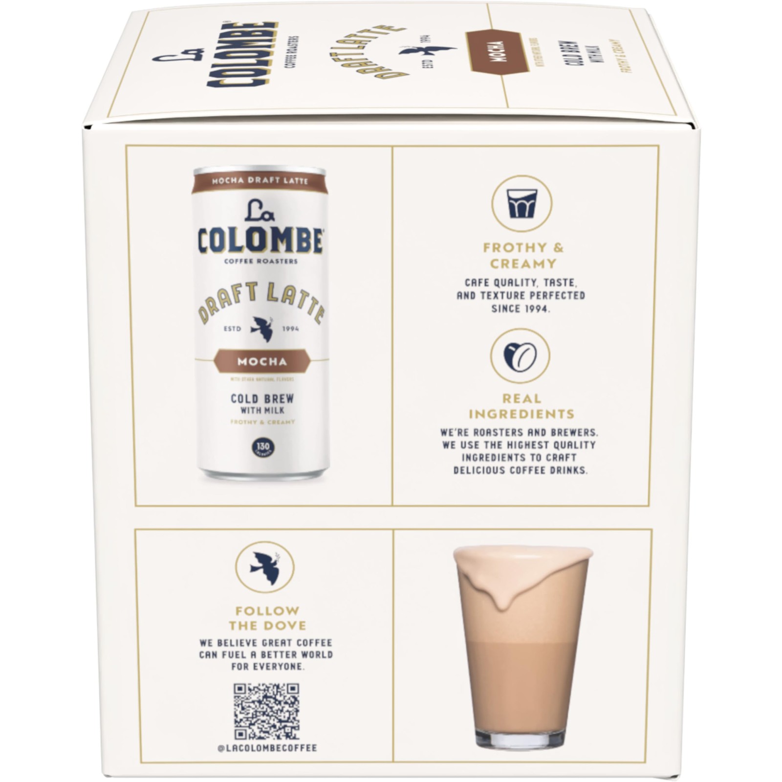 La Colombe Latte Draft Mocha 4 Count, 36 Fl Oz