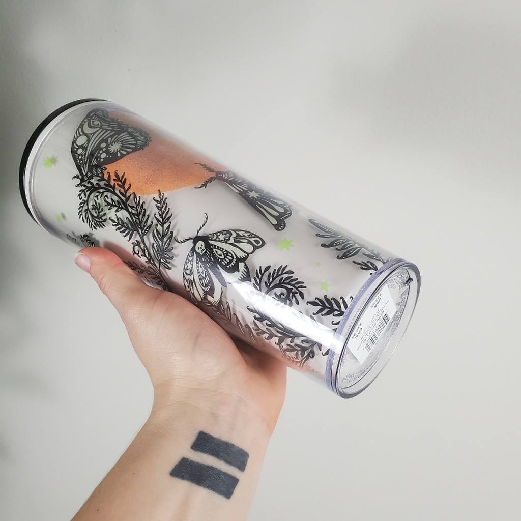 🦋🌕Starbucks 2025 Fall Halloween Glow in the Dark Night Moth Cold Cup Tumbler