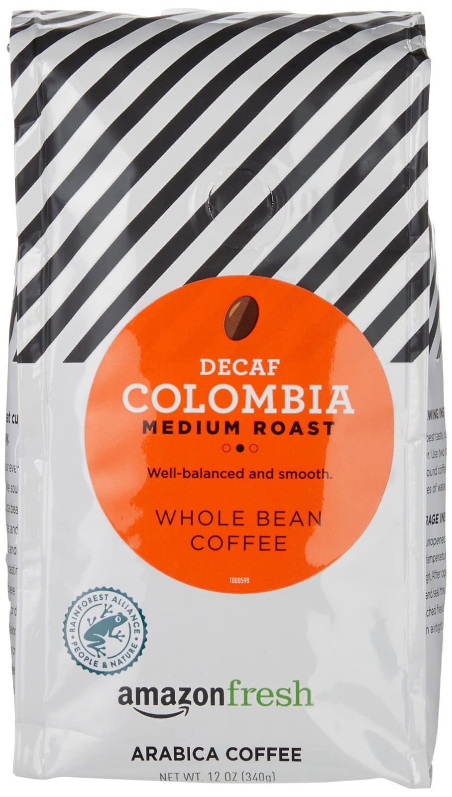 Decaf Colombia Whole Bean Coffee, Medium Roast, 12 Ounce – Buy Online Now
