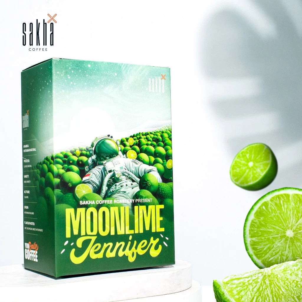 Kopi Arabika MOONLIME JENNIFER Arabica Coffee Beans Biji Coffe 200gr
