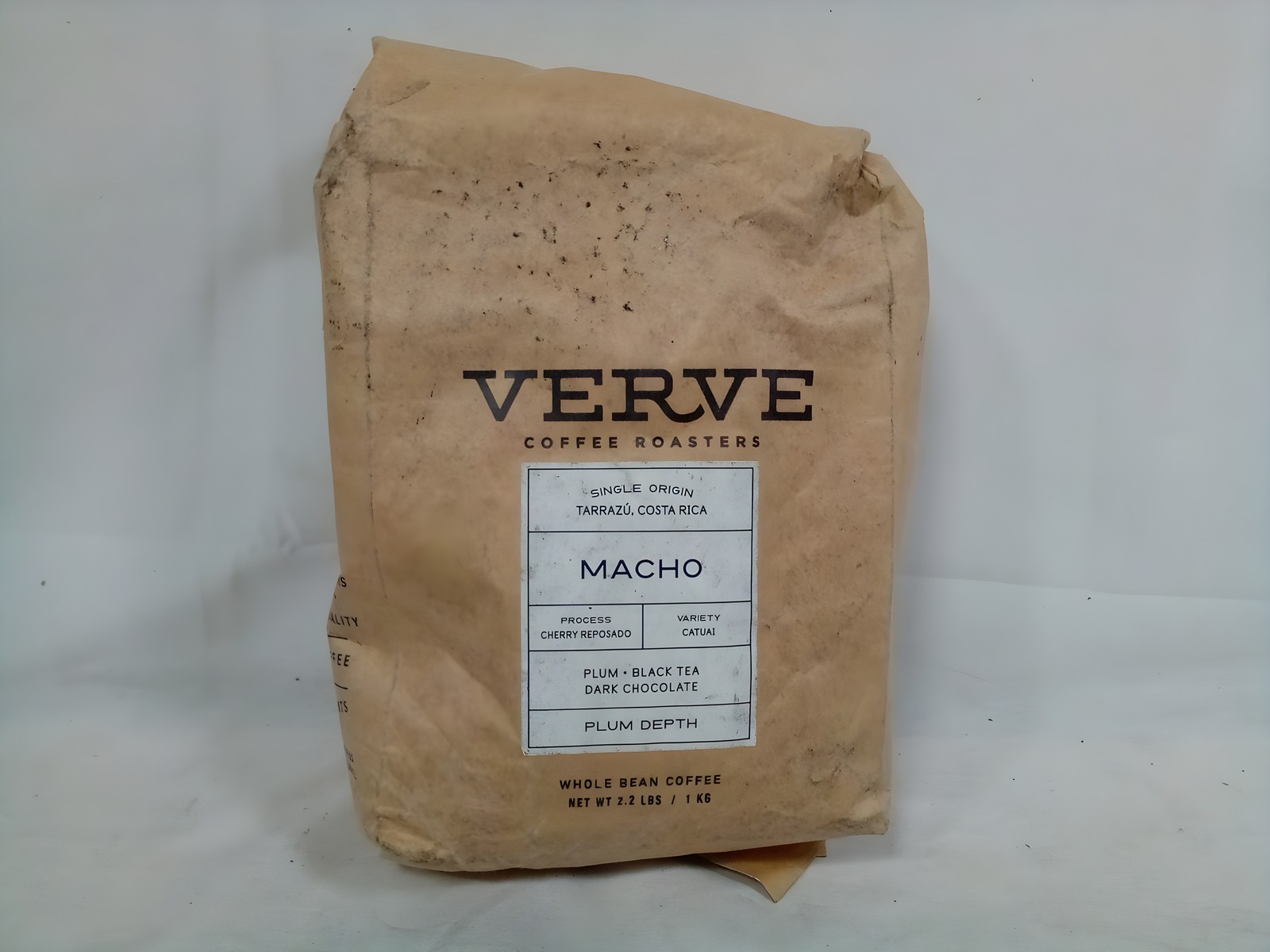 Verve Coffee Roasters Macho Tarrazú Costa Rica Single-Origin Whole Bean 2 lb