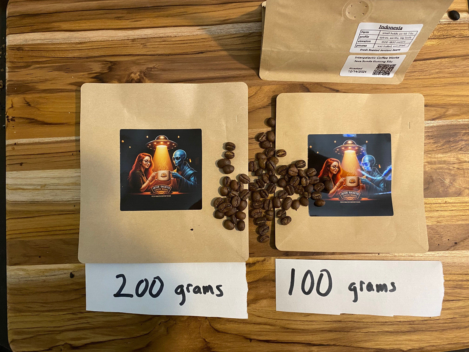 Ethiopia Guji Benti Nenka coffee: Fresh Roasted Beans, single-origin, 200g
