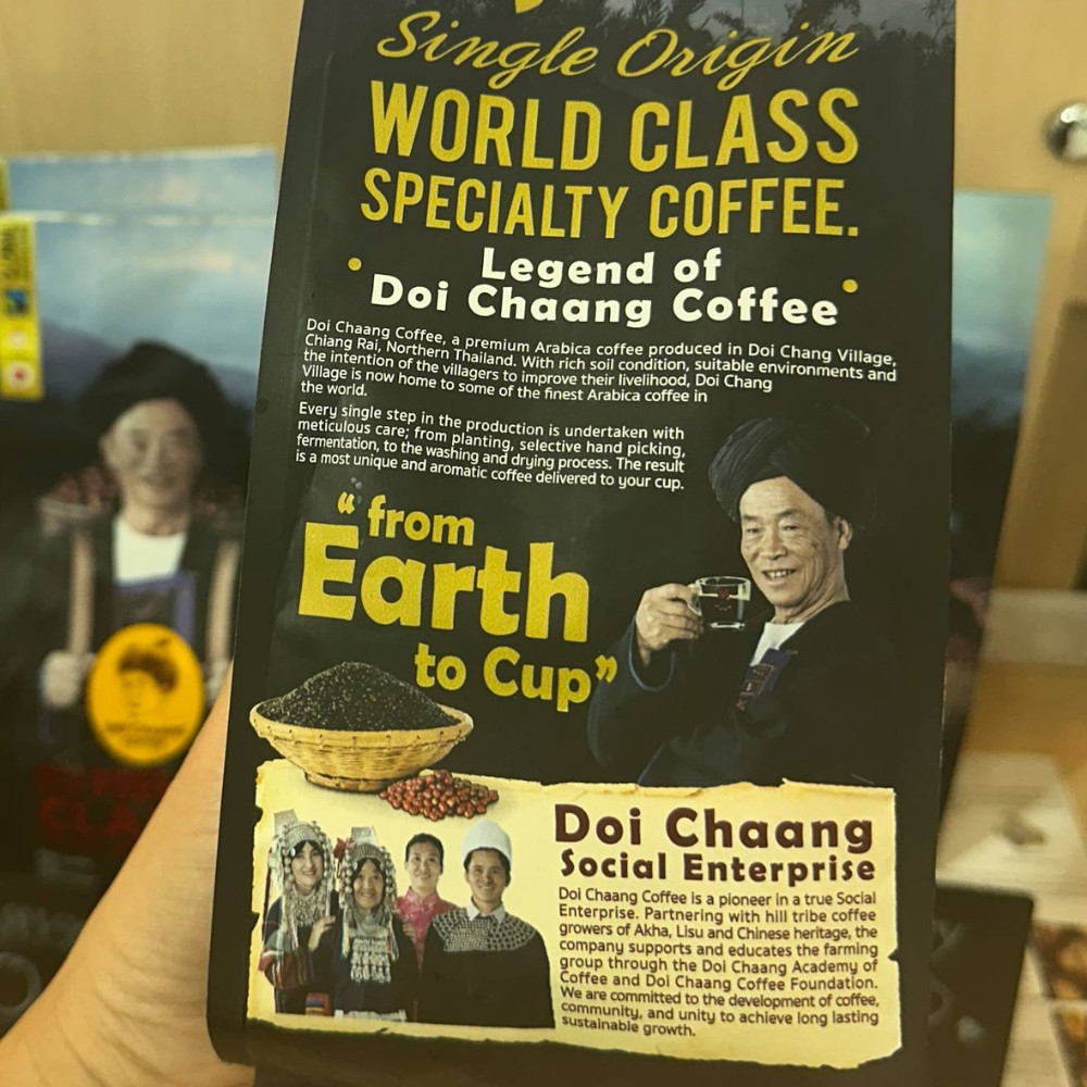 6x Doi Chang Coffee Peaberry Classic World Class Specialty Coffee SHB 250g
