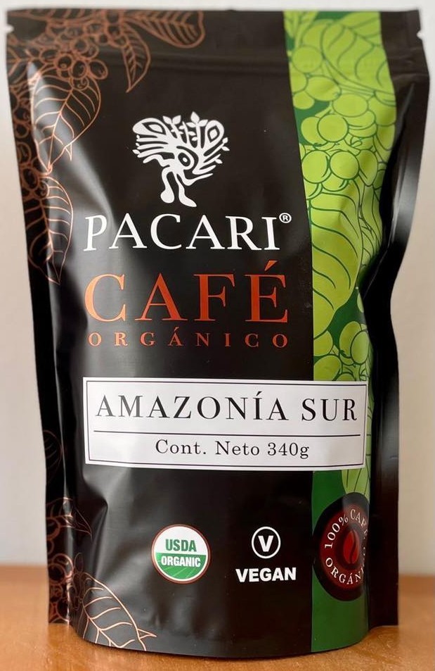 Pacari 100% Organic Whole Bean Arabica Coffee – Amazonia Ecuador – 340 g. 12 oz.