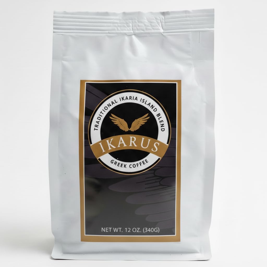 IKARUS Greek Coffee, Finely Ground, 12 oz