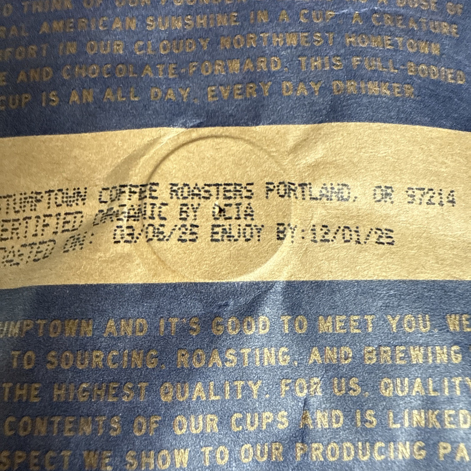 Stumptown Coffee Roasters, Founder’s Blend, 100% Arabica Coffee – Organic Whole