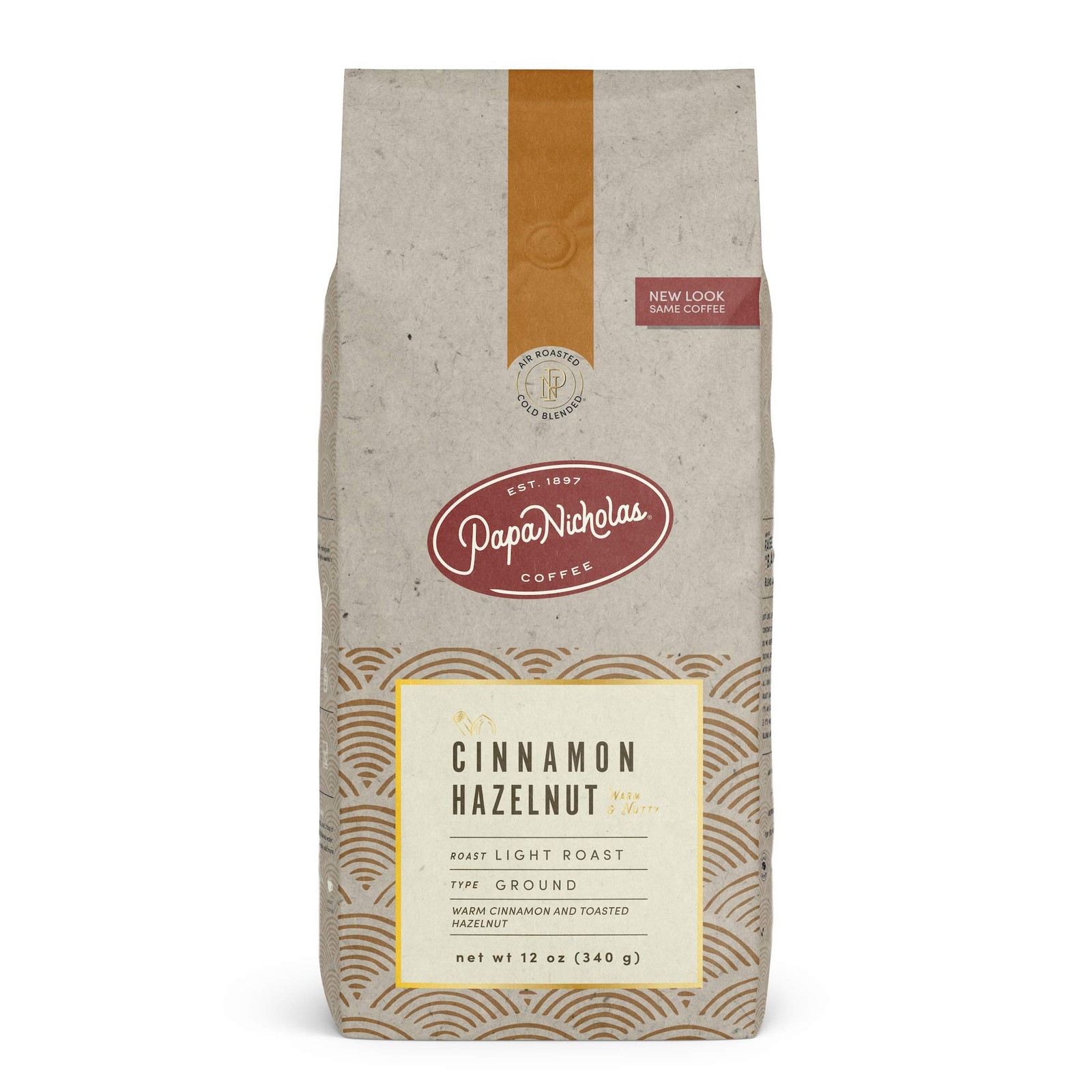 Gourmet Cinnamon Hazelnut Flavored Premium Whole Bean Arabica Coffee 10 oz Bag