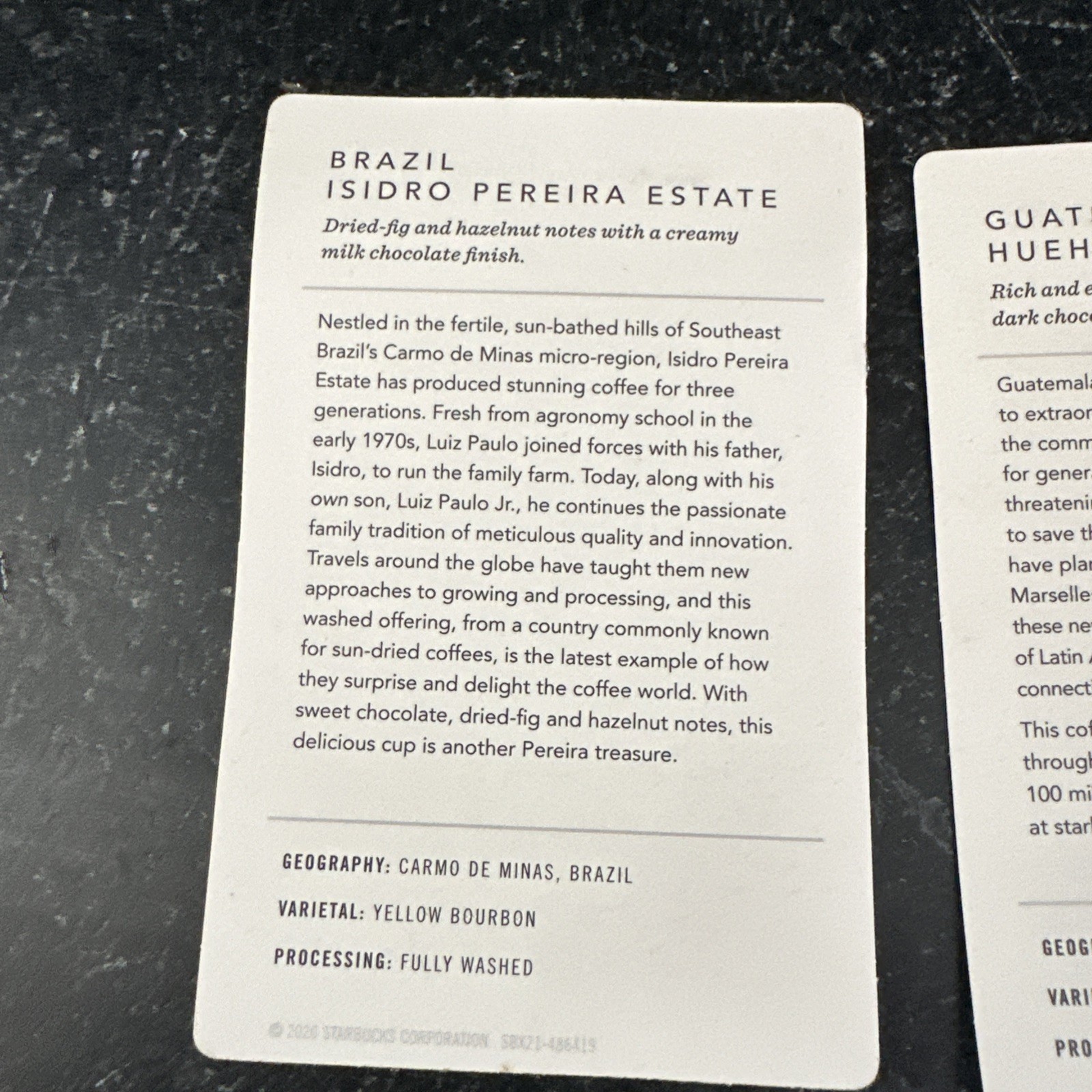 Starbucks Reserve Whole Bean Coffee *Bags (10) *Tags (5) * No Beans Included*