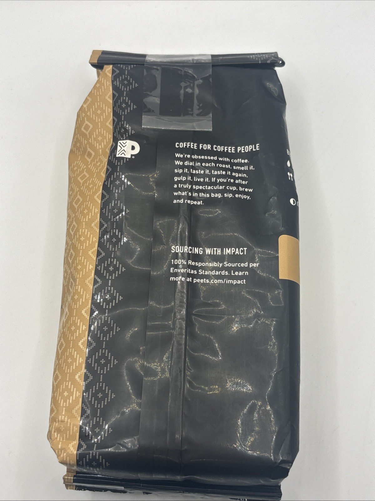 Peet’s Cafe Domingo Medium Roast Ground Coffee 7/26 1 Pack 10.5 oz