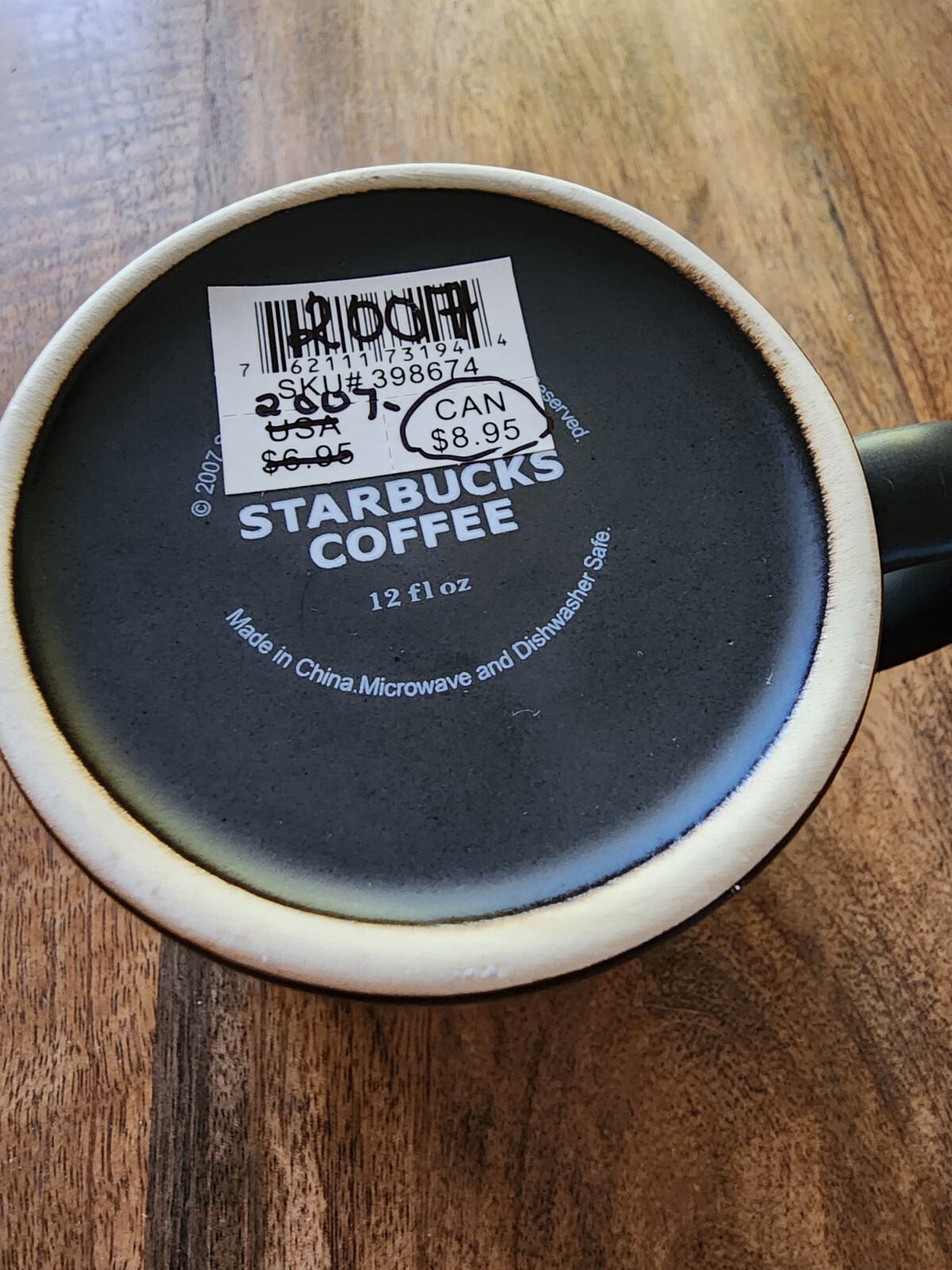 RARE 2007 Starbucks Cafe Mocha Espresso Coffee Cup Tea Mug | 12oz