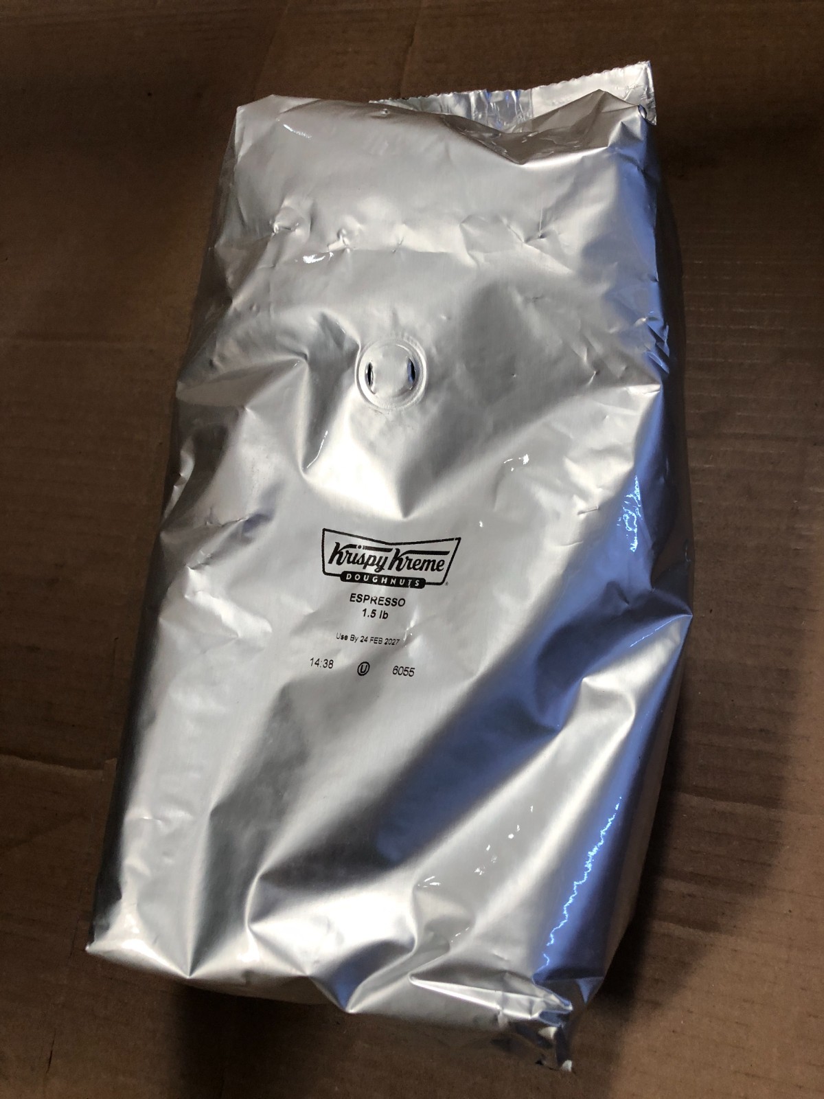 Krispy Kreme Espresso Whole Coffee Bean Coffee – 1.5lb Bag Sealed