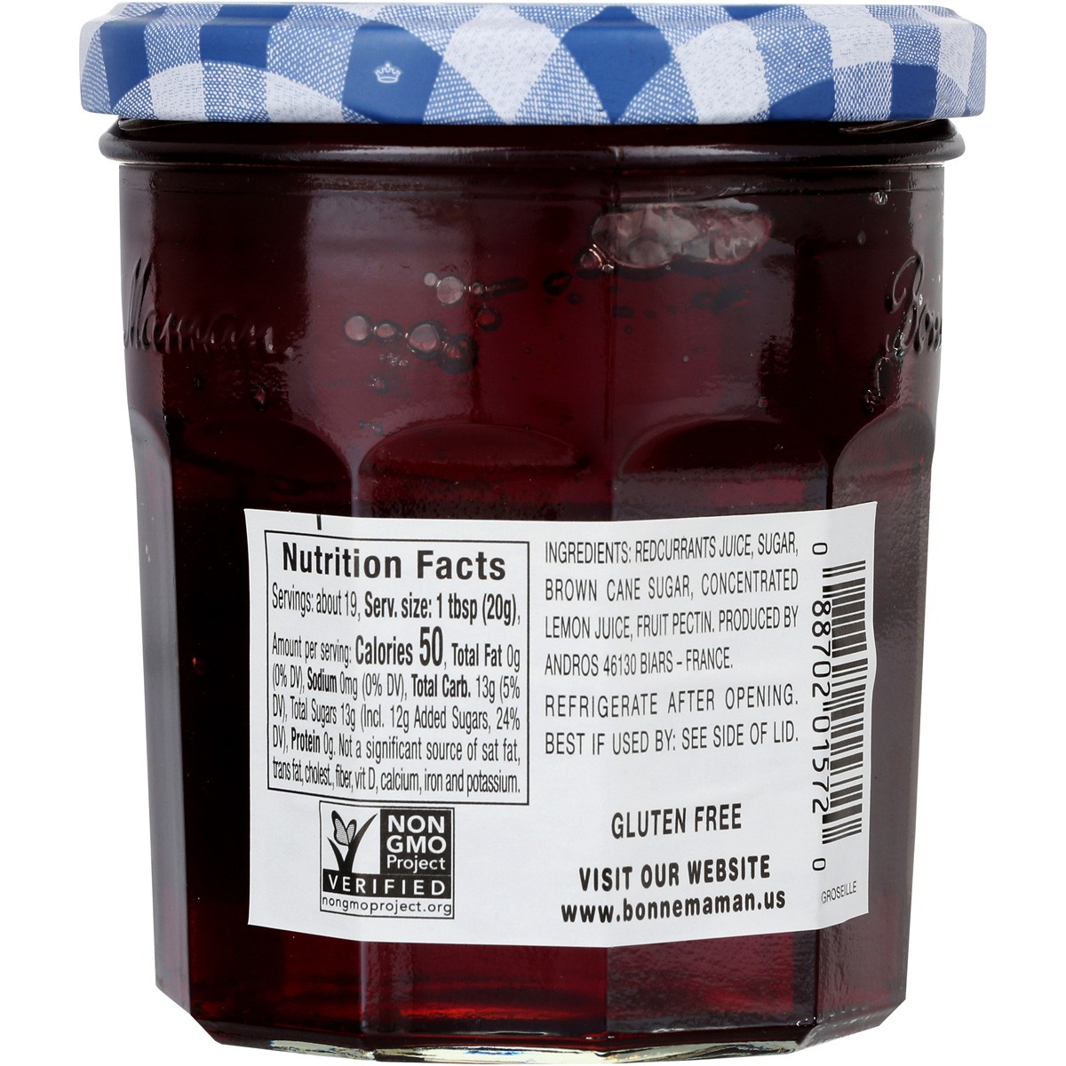 13 Oz Bonne Maman Redcurrant Jelly Juice 6 Pack