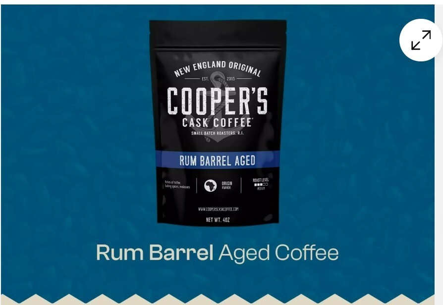 Bourbon Barrel Aged Coffee Whole Bean Set, Single Origin Sumatra Whiskey