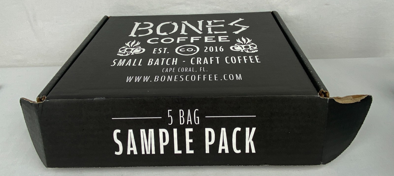 Bones Coffee Co 5 Bag Sample Box 4 oz x 5 = 20 oz **EXP 08/25** Whole Bean B69