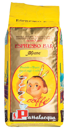 COFFEE PASSALACQUA MOANA – ESPRESSO BAR – PACK 3Kg (6.6lbs) COFFEE BEANS