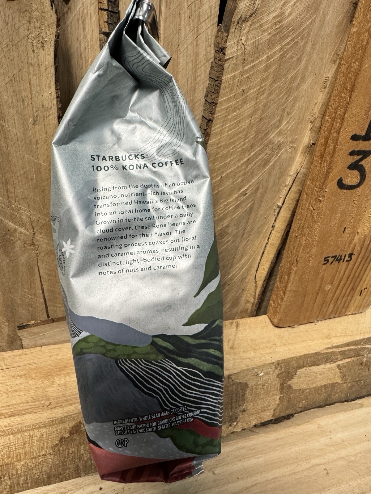 2025 Starbucks KONA Coffee Whole Bean 100% Kona Hawaii 8.8oz Bag Medium Roast